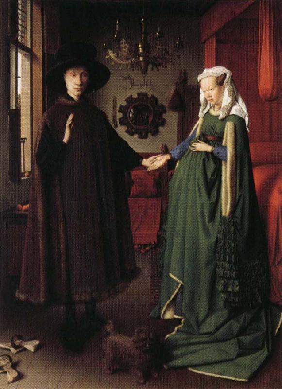 Jan Van Eyck Portrait of Giovanni Arnolfini and His Wife